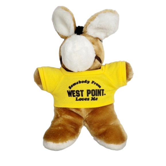Plush Horse Wearing Shirt Saying Somebody From West Point Loves Me - Picture 5 of 9